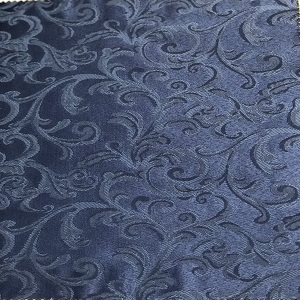 Marineblauer Damast-Stoffmuster